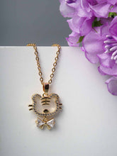 Luxe Bowed Teddy Elegance Pendant