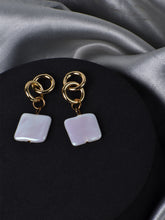 Luxe Cascading Square Glam Earrings