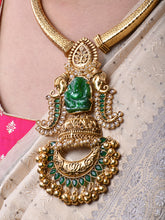 Luxe Ganeshvardhan Elephantine Set (Temple Jewellery)