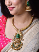 Luxe Ganeshvardhan Elephantine Set (Temple Jewellery)