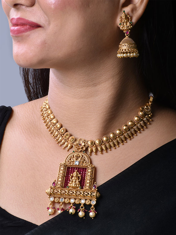 Luxe Lakshmi's Graceful Adornments (Temple Jewellery)