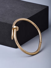 Sleek Nail Adjustable Bracelet (Anti -Tarnish)