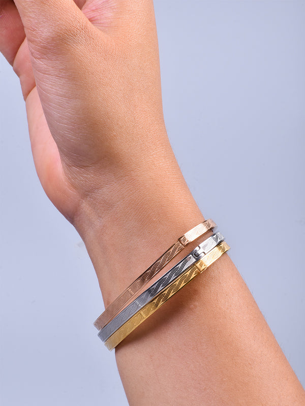 Trio Adjustable Bracelet (Anti -Tarnish)