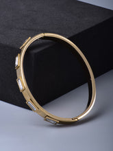 Rectangular Radiance Adjustable  Bracelet (Anti -Tarnish)