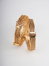 Luxe Stylish Adjustable Kada (Gold Polish)