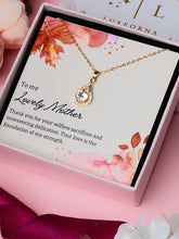 Luxe Dazzling Droplet Zircona Pendant Gift For Mother