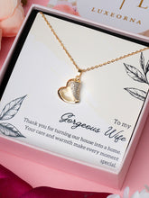 Luxe Zircona Heartbeat Pendant Gift For Wife