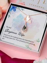 Luxe Graceful Flutter Drop Pendant For Wife