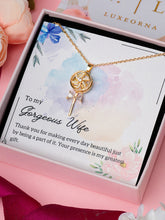 Luxe Twirl Motion Pendant Gift For Girl Friend