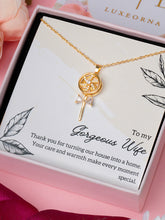 Luxe Twirl Motion Pendant Gift For Girl Friend