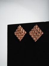 Copper Square Studs