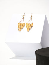 Lemon Grapes Long Earrings