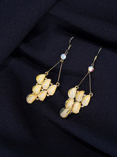 Lemon Grapes Long Earrings