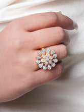 Floral Zircona Ring