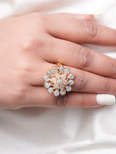 Floral Zircona Ring