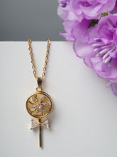 Luxe Twirl Motion Pendant Gift For Girl Friend