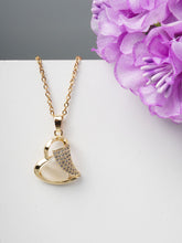Luxe Zircona Heartbeat Pendant Gift For Wife Blessing