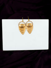 Luxe Golden Handcrafted  Earrings