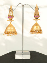 Luxe Golden Bell Jhumka Earrings