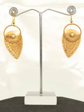 Luxe Golden Handcrafted  Earrings