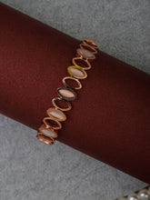 Gemstone Adjustable Bracelet (Anti -Tarnish)