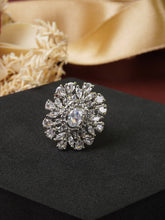 Luxe Floral One lair Zircona Ring