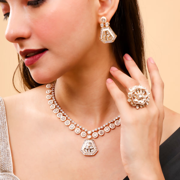 Enchanted Enamel Kundan Necklace
