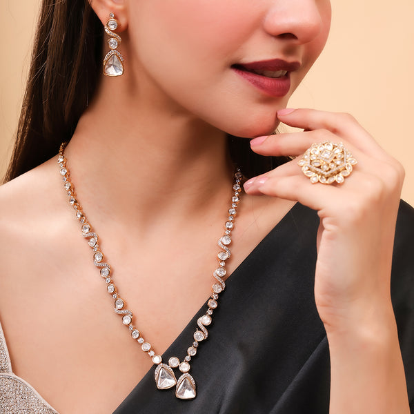 Uncut Elegance Necklace