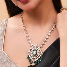 Rhombus Emerald Elegance Necklace