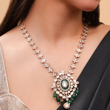 Rhombus Emerald Elegance Necklace