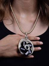 Luxe Golden Orbit Party Necklace