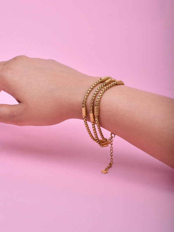 Goldi Layers Chain  Bracelet