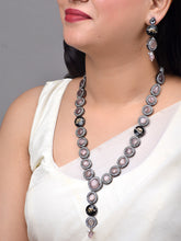 Dusty Mauve Stone Necklace Set