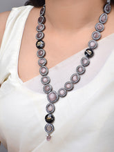 Dusty Mauve Stone Necklace Set