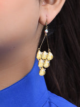 Lemon Grapes Long Earrings