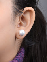 White Small Pearl Studs