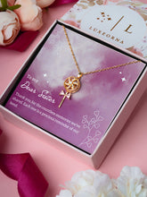 Luxe Twirl Motion Pendant Gift For Sister